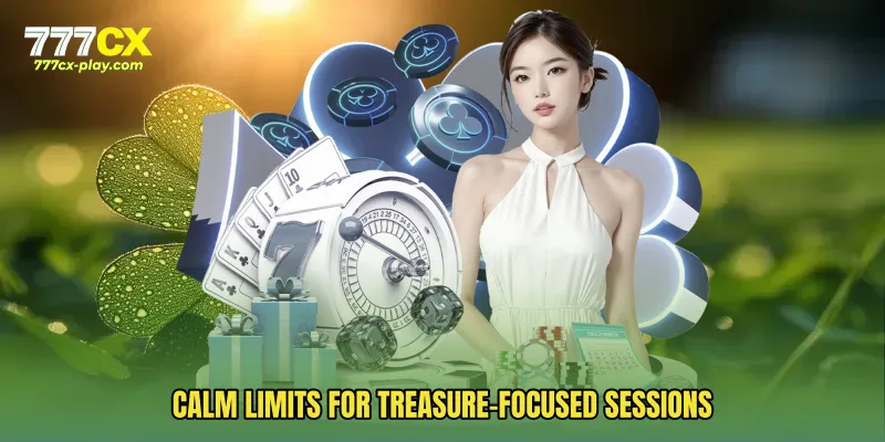 Calm limits for treasure-focused sessions