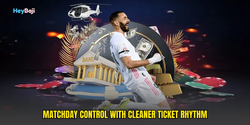 Matchday control with cleaner ticket rhythm