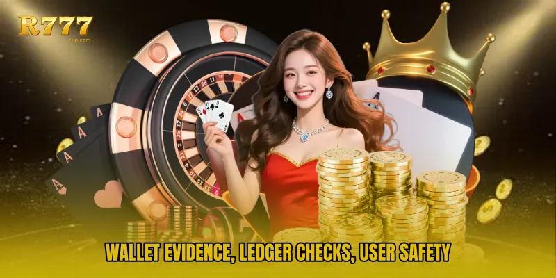 Wallet evidence, ledger checks, user safety
