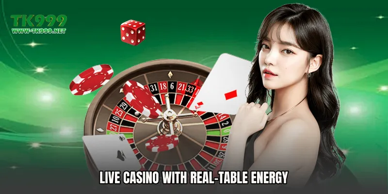 Live casino with real-table energy
